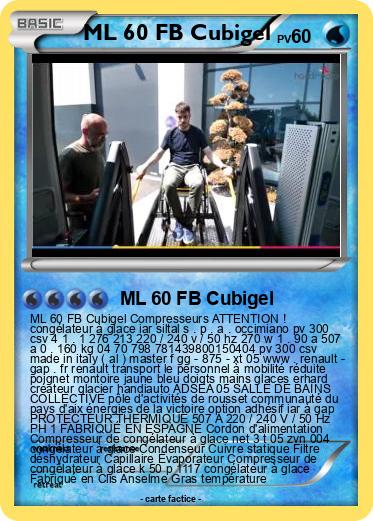 Pokemon ML 60 FB Cubigel
