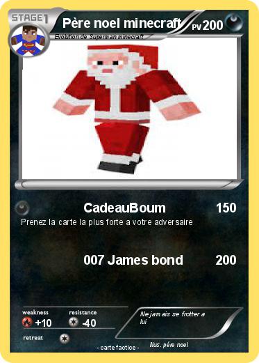 Pokemon Père noel minecraft