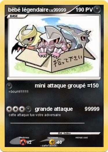 Pokemon bébé légendaire