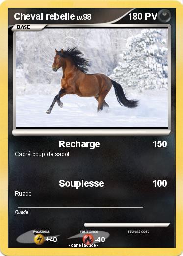 Pokemon Cheval rebelle