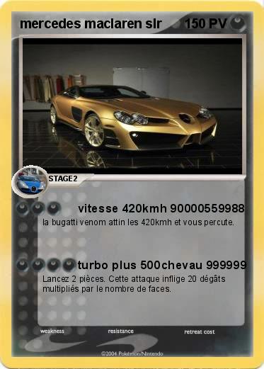 Pokemon mercedes maclaren slr