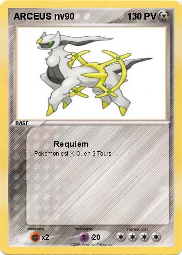 Pokemon ARCEUS nv90