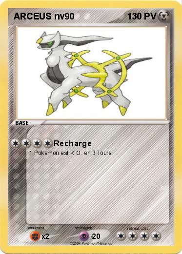 Pokemon ARCEUS nv90
