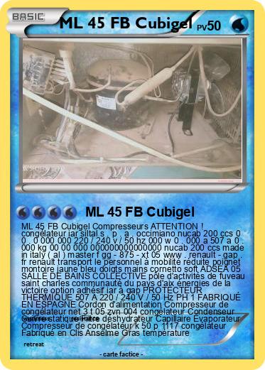 Pokemon ML 45 FB Cubigel