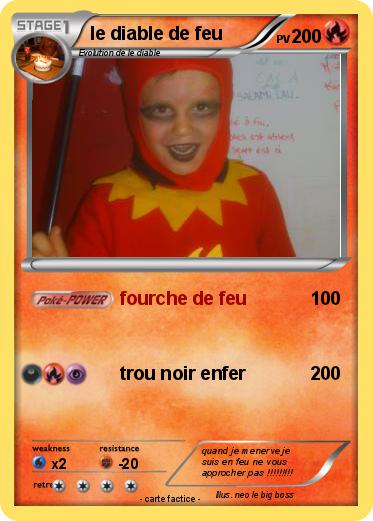 Pokemon le diable de feu