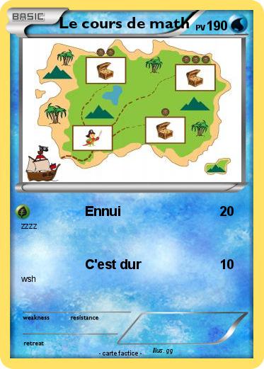 Pokemon Le cours de math