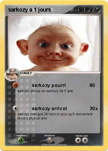 Pokemon sarkozy a 1 jours