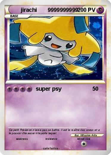 Pokemon jirachi       9999999999