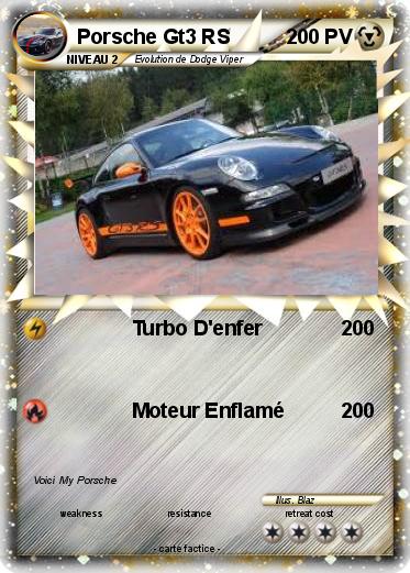 Pokemon Porsche Gt3 RS