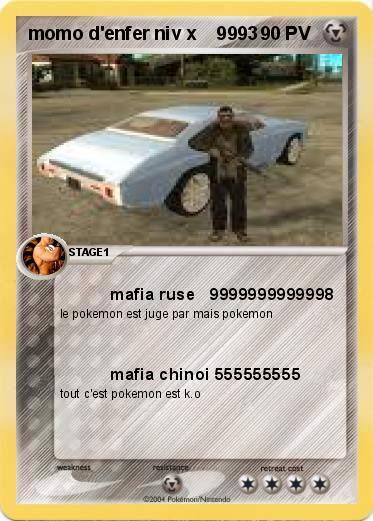 Pokemon momo d'enfer niv x    9993