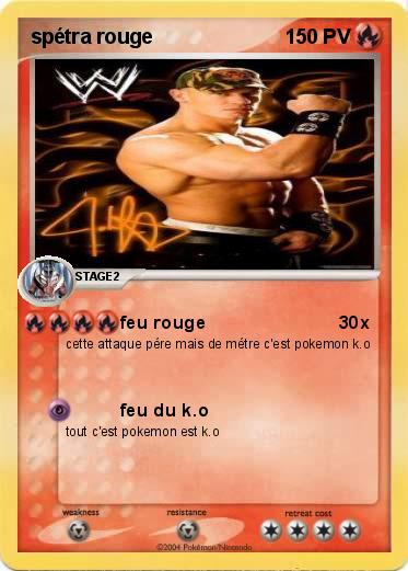 Pokemon spétra rouge