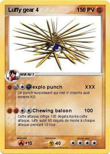 Pokemon Luffy gear 4