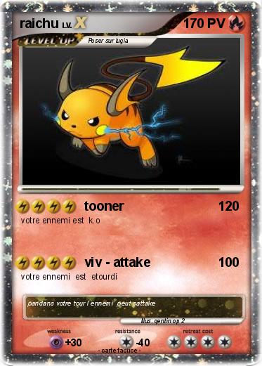 Pokemon raichu