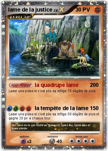 Pokemon lame de la justice