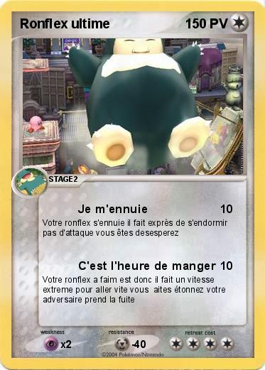 Pokemon Ronflex ultime