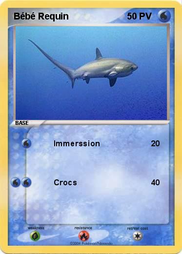 Pokemon Bébé Requin