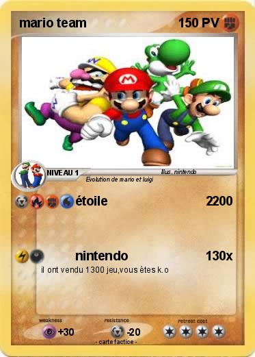 Pokemon mario team