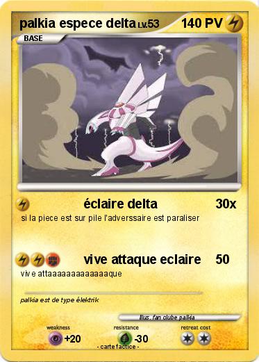 Pokemon palkia espece delta