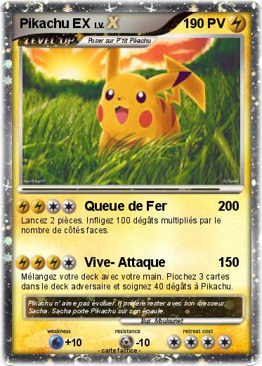 Pokemon Pikachu EX