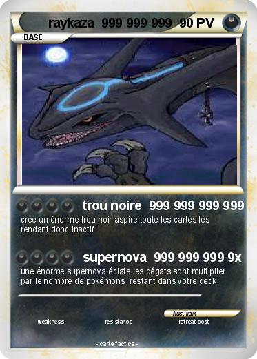 Pokemon raykaza  999 999 999