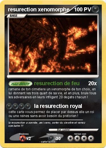 Pokemon resurection xenomorphe
