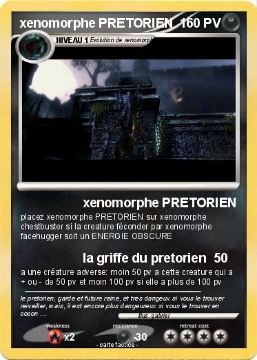 Pokemon xenomorphe PRETORIEN