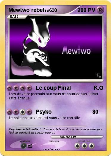 Pokemon Mewtwo rebel