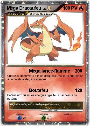 Pokemon Méga Dracaufeu