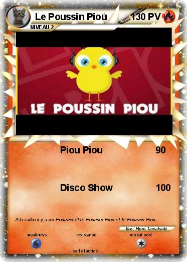 Pokemon Le Poussin Piou