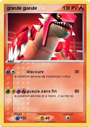 Pokemon grande gueule