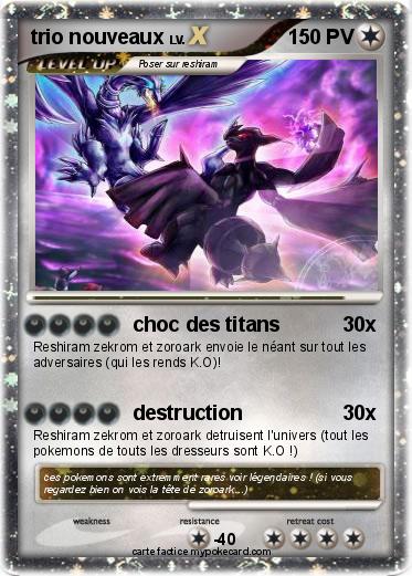 Pokemon trio nouveaux