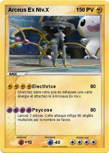 Pokemon Arceus Ex Niv.X