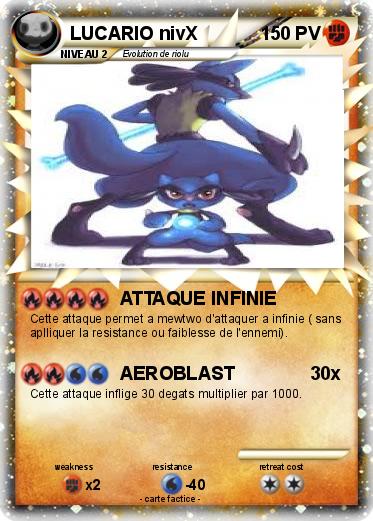 Pokemon LUCARIO nivX