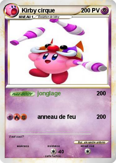 Pokemon Kirby cirque