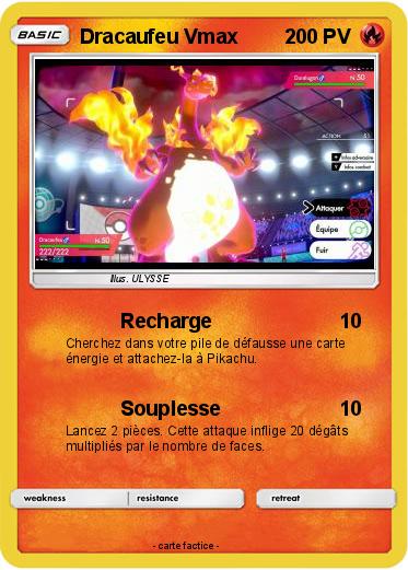 Pokemon Dracaufeu Vmax