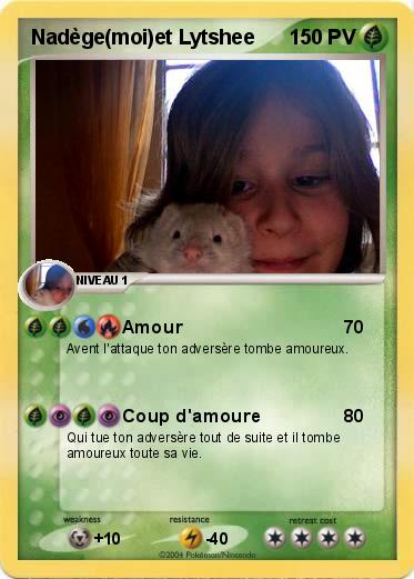 Pokemon Nadège(moi)et Lytshee