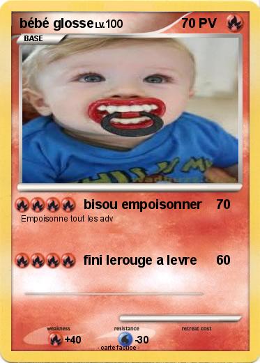 Pokemon bébé glosse