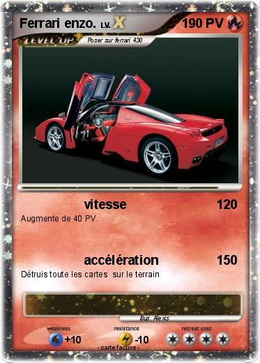 Pokemon Ferrari enzo.