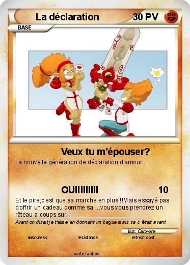 Pokemon La déclaration