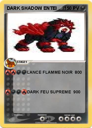 Pokemon DARK SHADOW ENTEI