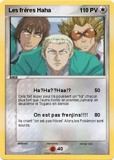 Pokemon Les frères Haha