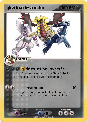 Pokemon giratina déstructor
