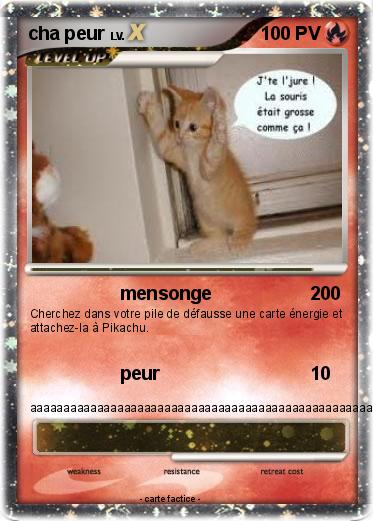 Pokemon cha peur