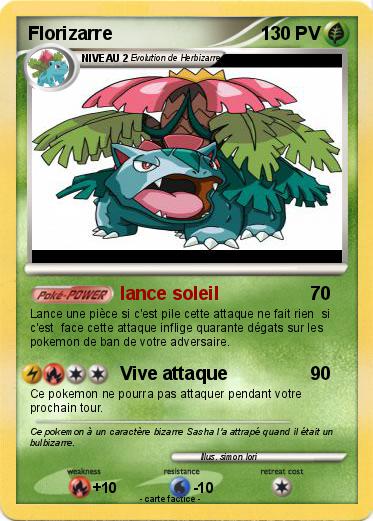 Pokemon Florizarre