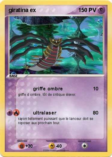 Pokemon giratina ex