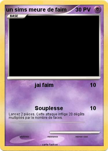 Pokemon un sims meure de faim