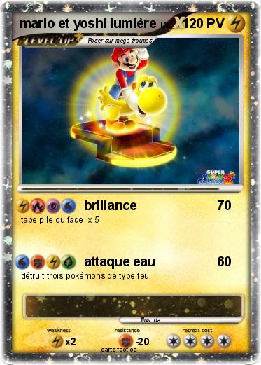 Pokemon mario et yoshi lumière