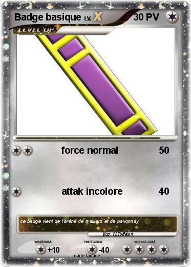 Pokemon Badge basique