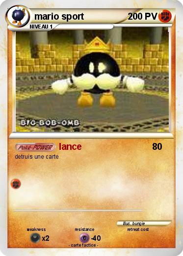 Pokemon mario sport