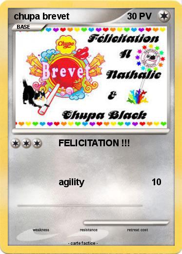 Pokemon chupa brevet